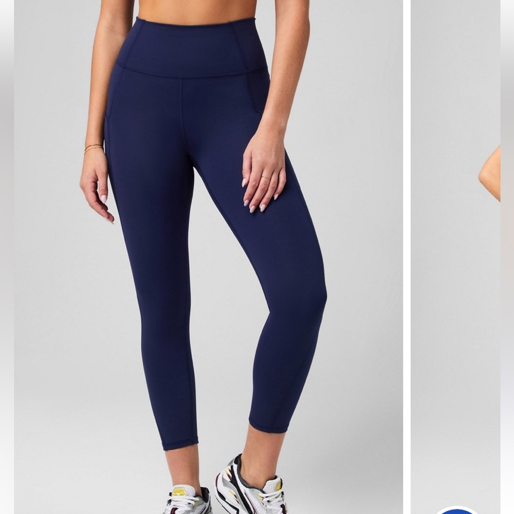 Oasis PureLuxe High-Waisted 7/8 Legging - Navy